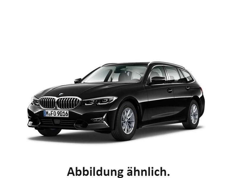 Schwarz Gebraucht 2021 BMW 320 Luxury Line Kombi | 30.900 € (Fairer Preis) - Bild 1/4