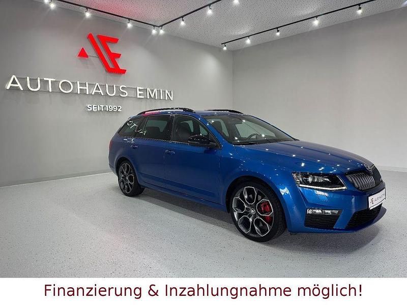 Blau Gebraucht 2015 Skoda Octavia RS Kombi | 9.950 € (Guter Preis) - Bild 1/4