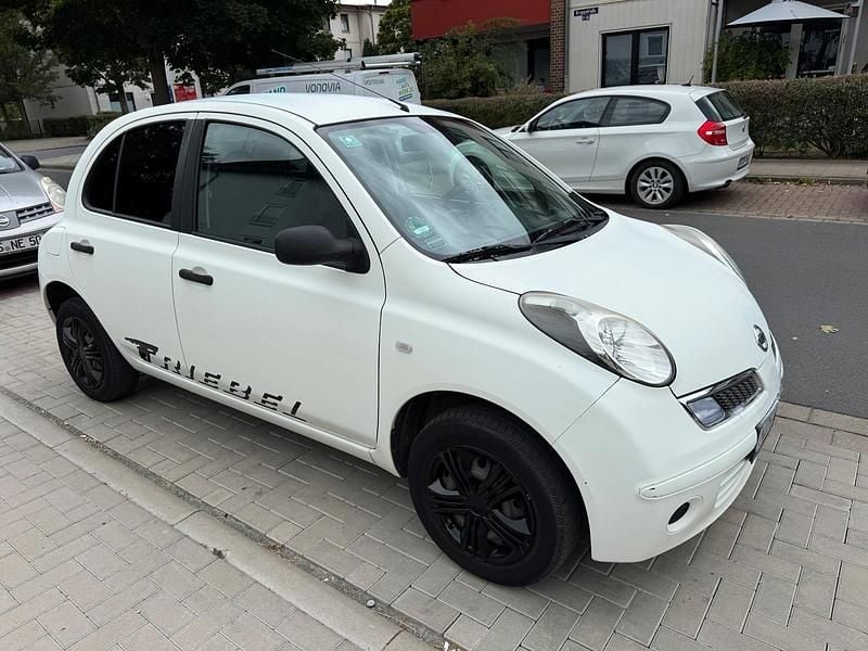 Weiß Gebraucht 2009 Nissan Micra Kleinwagen | 1.299 € (Superpreis) - Bild 1/4