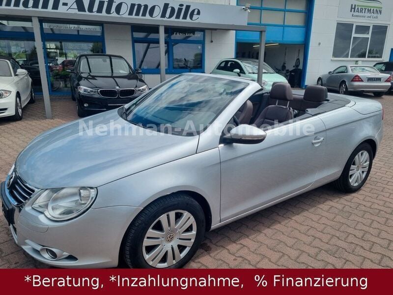 Silber Gebraucht 2009 VW Eos Edition Cabrio | 5.890 € (Guter Preis) - Bild 1/4