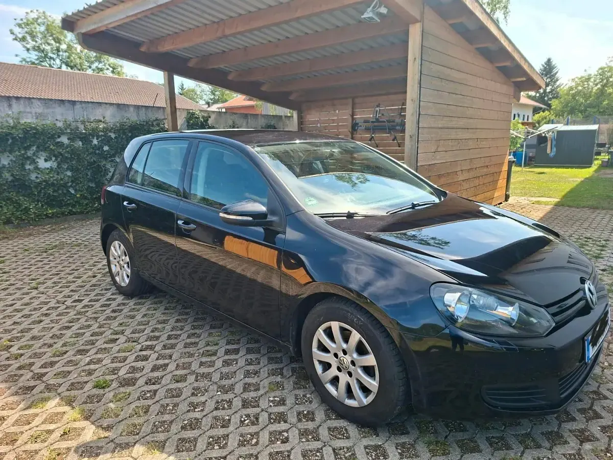 Gebraucht VW Golf VI Trendline 80 PS (58 kW) 2009 Schwarz Limousine