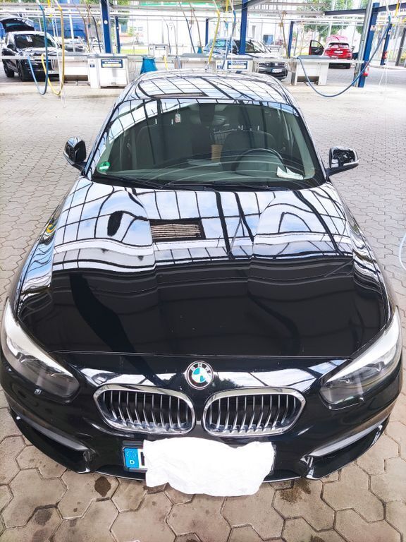 Schwarz Gebraucht 2015 BMW 116 Kleinwagen | 9.400 € (Guter Preis) - Bild 1/4
