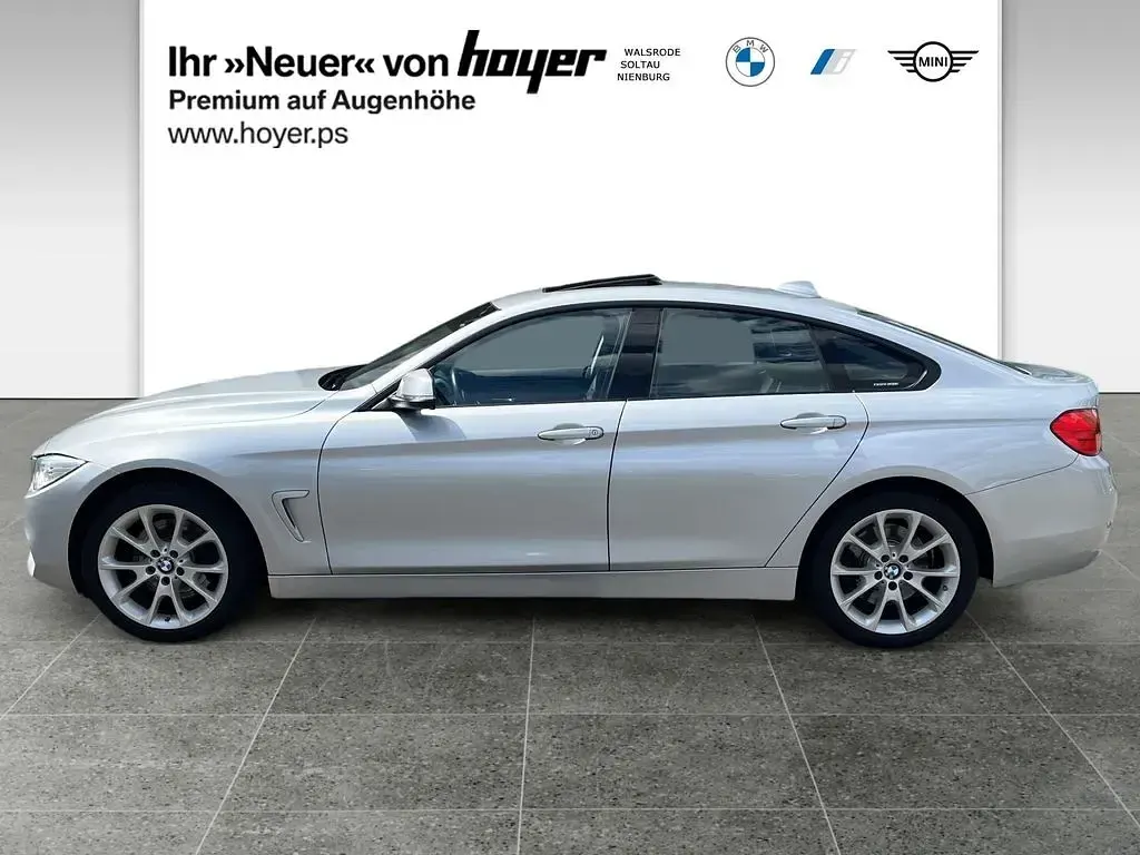 Gebraucht BMW 430 Gran Coupé Performance 258 PS (189 kW) 2014 Glaciersilber (metallic) Coupé