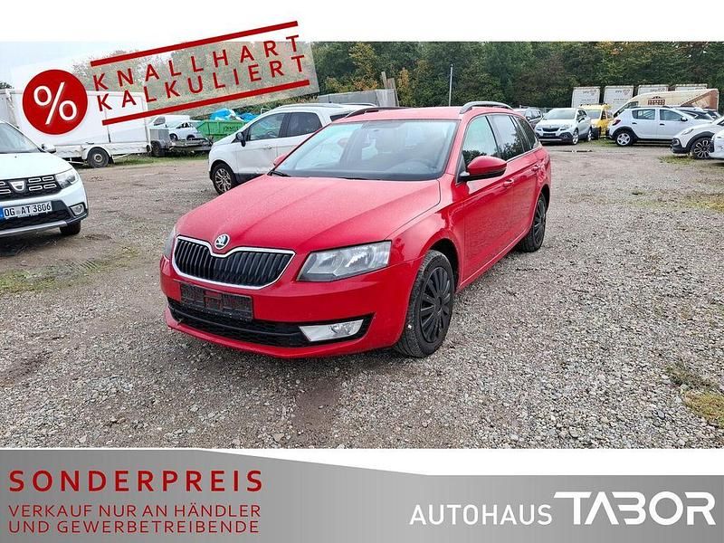 Rot Gebraucht 2015 Skoda Octavia Ambition Kombi | 5.385 € (Fairer Preis) - Bild 1/4