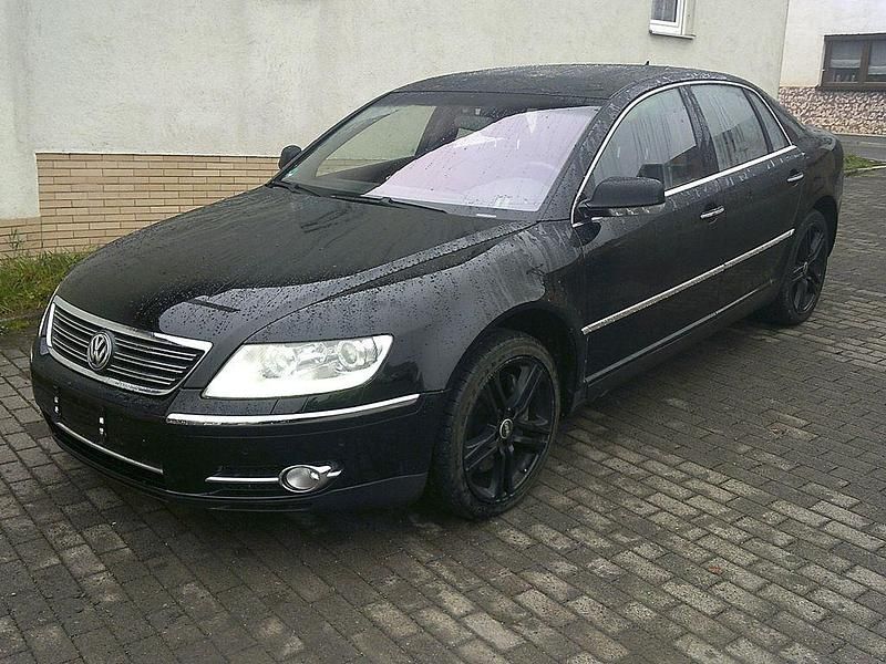 Schwarz Gebraucht 2007 VW Phaeton Individual Limousine | 3.999 € (Superpreis) - Bild 1/4
