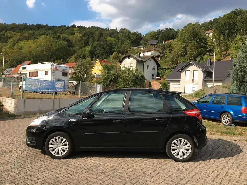 Gebraucht Citroën C4 Picasso Style 125 PS (91 kW) 2009 Schwarz Van / Kleinbus