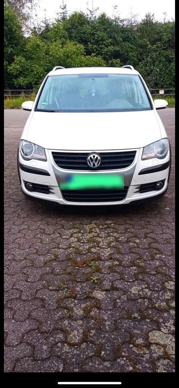 Gebraucht VW Touran Cross 140 PS (102 kW) 2008 Weiß Van / Kleinbus