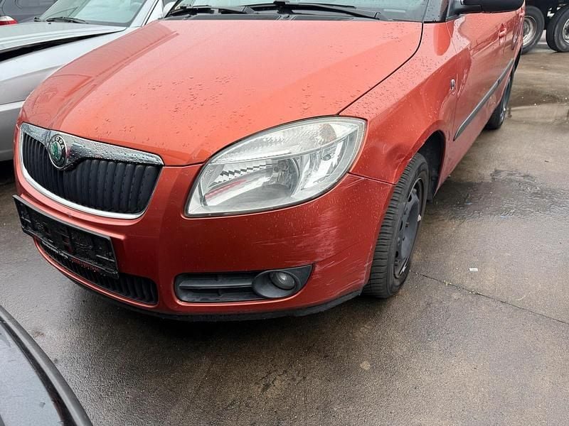 Gebraucht Skoda Fabia 2007 Orange Kleinwagen