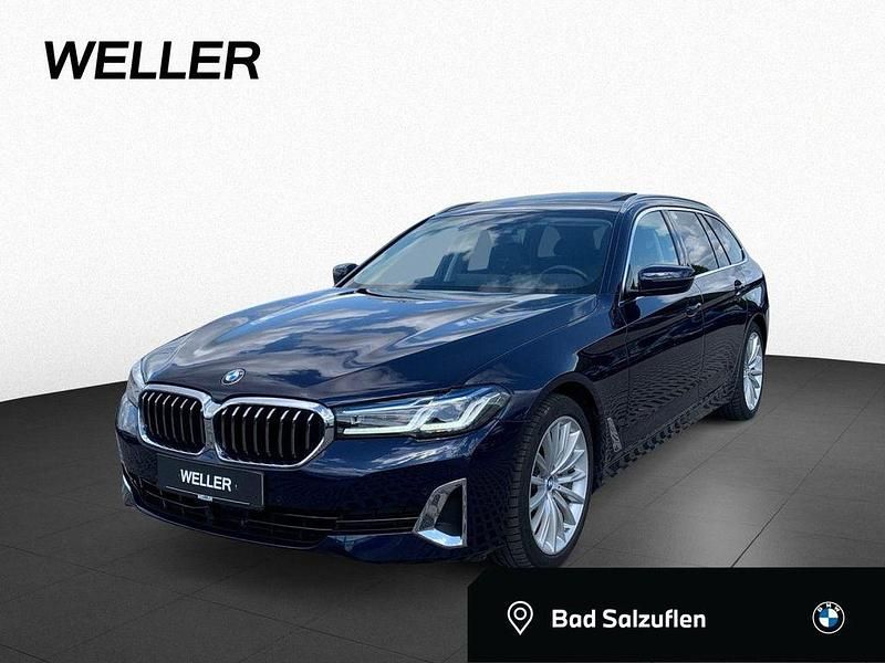 Tansanitblau ii (blau) Gebraucht 2021 BMW 540 Luxury Line Kombi | 46.410 € (Fairer Preis) - Bild 1/4