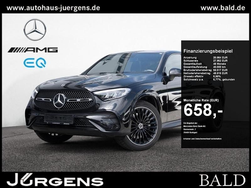 Schwarz metalliclack obsidians Gebraucht 2024 Mercedes GLC300 AMG Coupé | 69.390 € (Teuer) - Bild 1/4