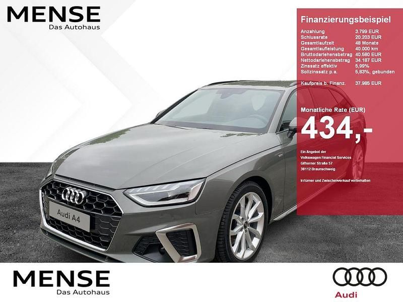Grau Gebraucht 2024 Audi A4 S-Line Kombi | 37.985 € (Fairer Preis) - Bild 1/4