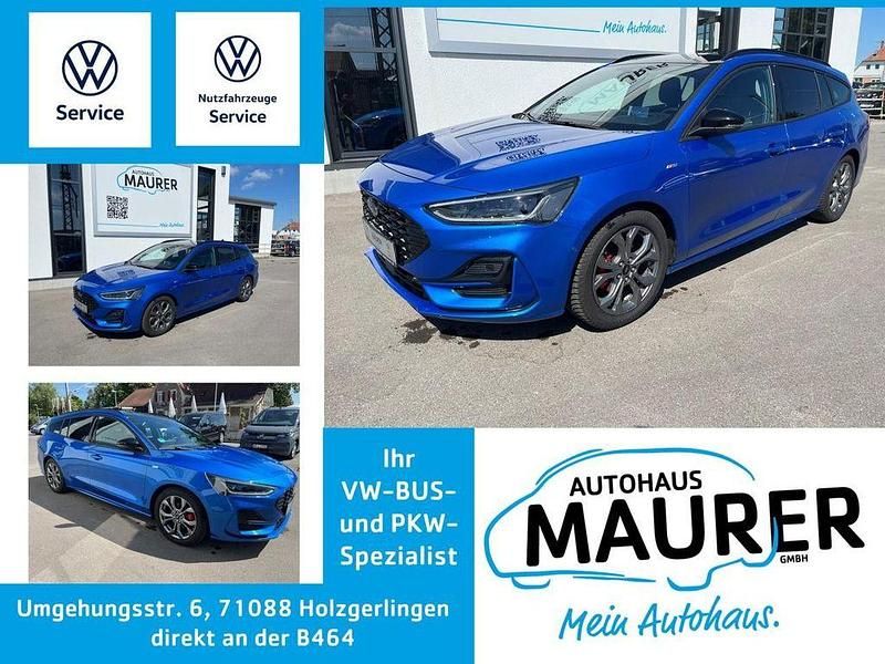 Desert island blue metallic Gebraucht 2024 Ford Focus ST-Line X Kombi | 23.990 € (Guter Preis) - Bild 1/4