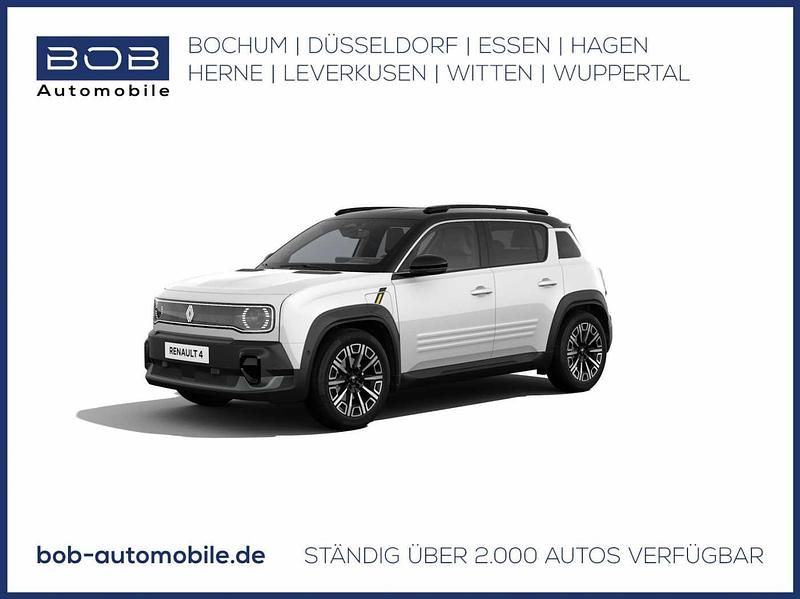 Weiß + black pearlschwarz (weiß) Neu 2025 Renault 4 E-Tech Iconic SUV | 37.230 € (Fairer Preis) - Bild 1/3