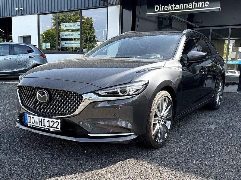 Machine gray Gebraucht 2024 Mazda 6 Takumi-Line Kombi | 34.980 € (Fairer Preis) - Bild 1/4