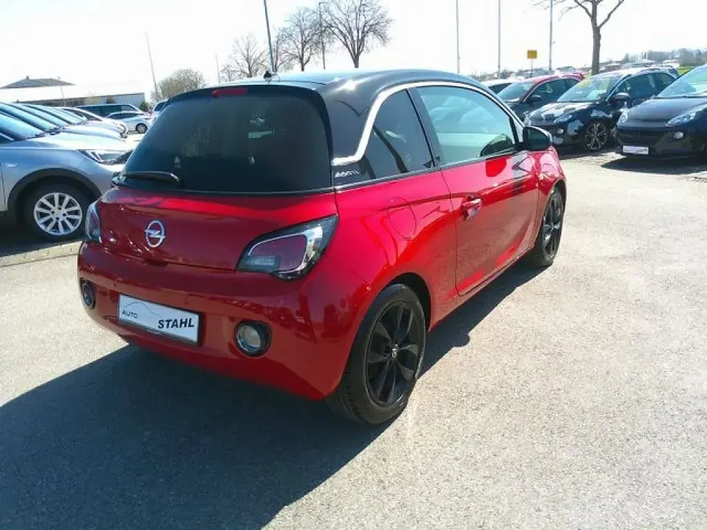Gebraucht Opel Adam 69 PS (50 kW) 2018 Fire red /dach schwarz Kleinwagen