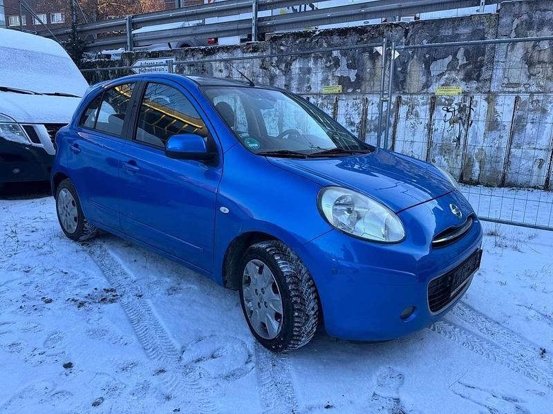 Gebraucht Nissan Micra Tekna 98 PS (72 kW) 2011 Active blue metallic Kleinwagen
