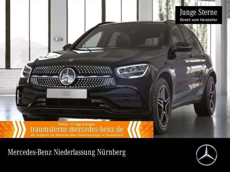Unilack schwarz Gebraucht 2021 Mercedes GLC300e AMG SUV | 38.990 € (Etwas zu teuer) - Bild 1/3