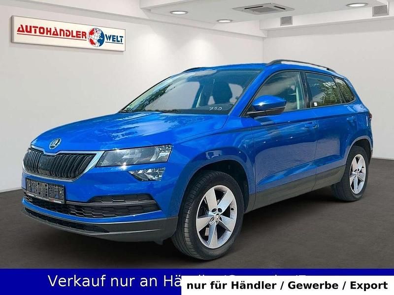 Blau Gebraucht 2019 Skoda Karoq Ambition SUV | 13.699 € (Superpreis) - Bild 1/3