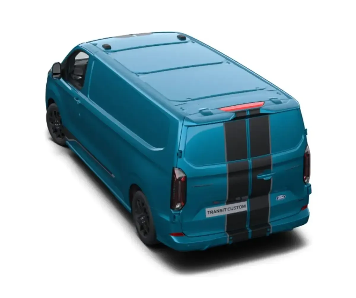 Neu Ford Transit Custom Sport 170 PS (125 kW) 2026 Digital aqua blue metallic Van / Kleinbus