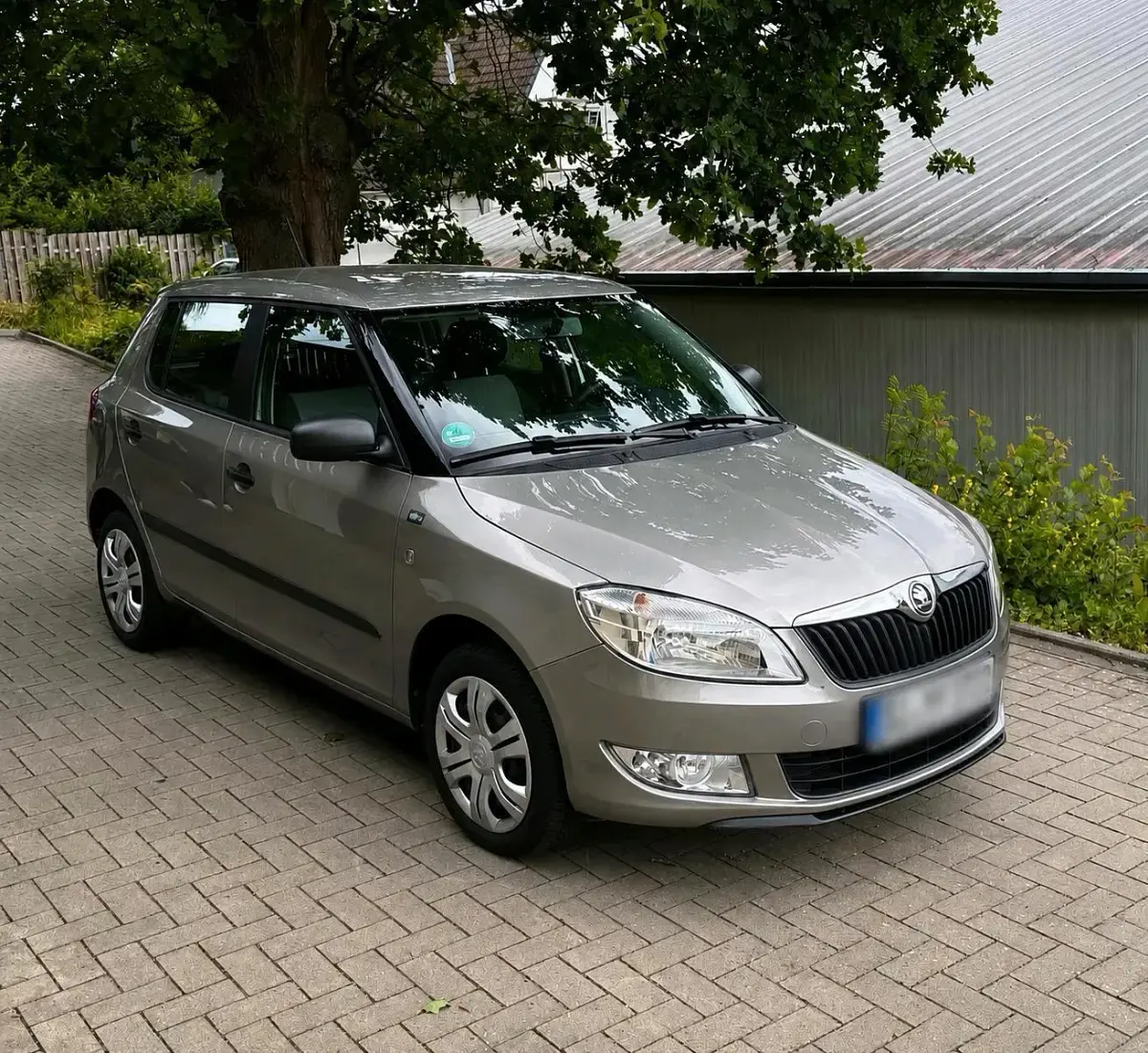 Gebraucht Skoda Fabia 70 PS (51 kW) 2014 Grau Kleinwagen