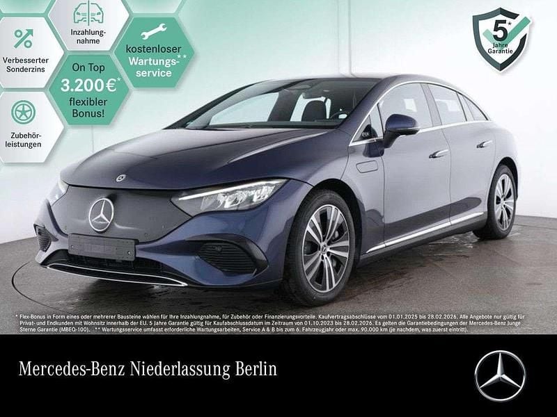 Blau Gebraucht 2025 Mercedes EQE300 Advanced Plus Limousine | 44.990 € (Superpreis) - Bild 1/3