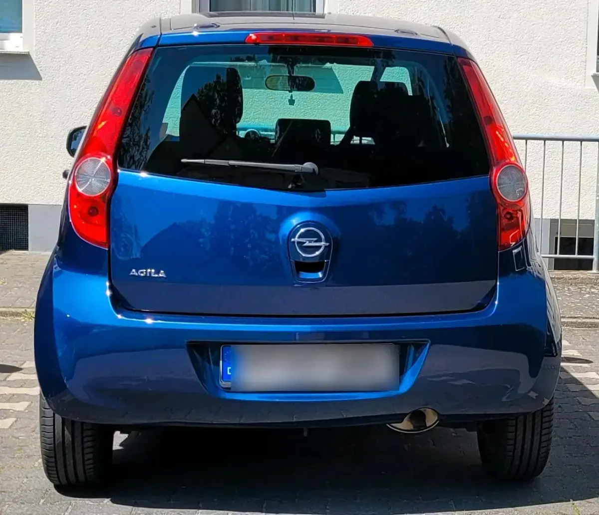 Occasion Opel Agila 68 ch (50 kW) 2009 Bleue Citadine