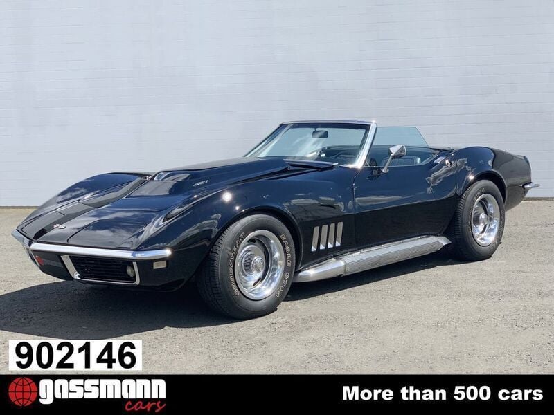 Schwarz Gebraucht 1968 Chevrolet Corvette Stingray Cabrio | 79.000 € - Bild 1/4