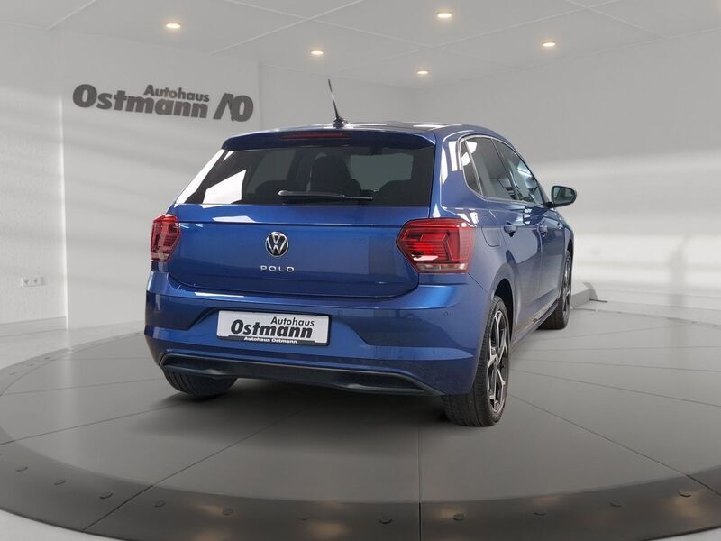 Gebraucht VW Polo Highline 95 PS (69 kW) 2020 Reef blue Kleinwagen