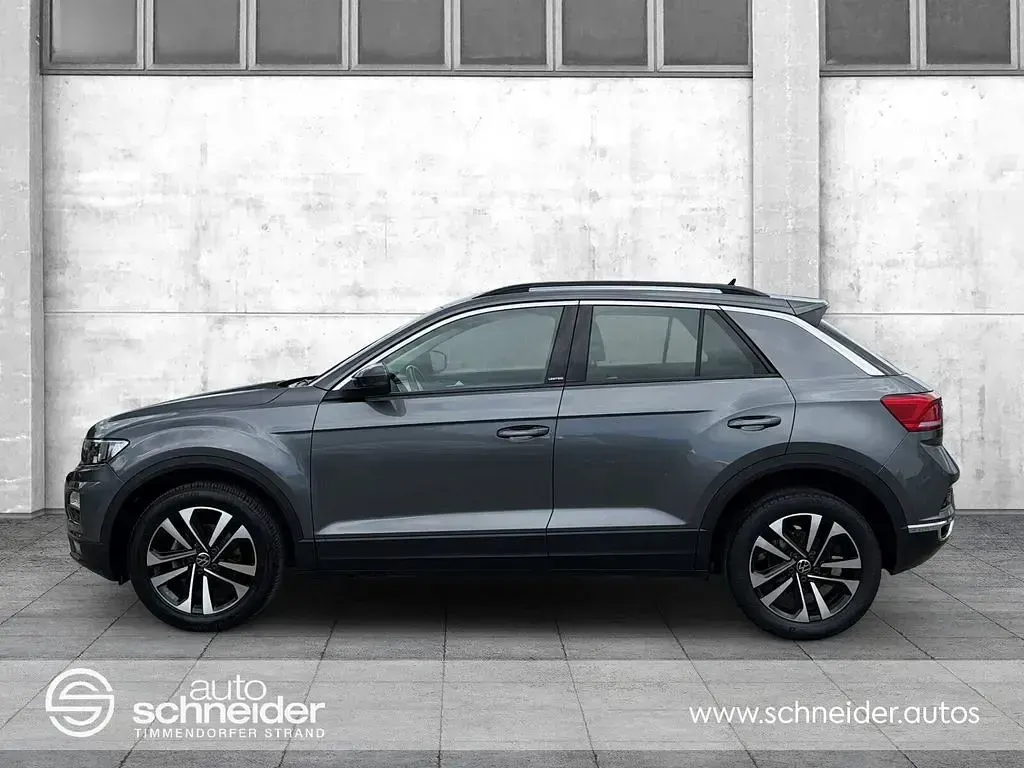 Gebraucht VW T-Roc United 110 PS (80 kW) 2021 Grau SUV