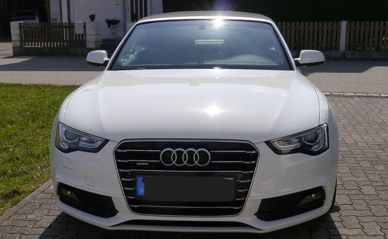 Weiß Gebraucht 2016 Audi A5 Cabriolet S-Line Cabrio | 18.900 € (Fairer Preis) - Bild 1/4