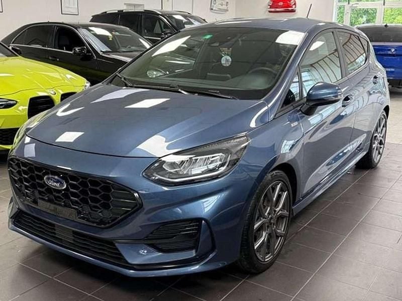Chrome blue Gebraucht 2023 Ford Fiesta ST-Line Kleinwagen | 20.500 € (Fairer Preis) - Bild 1/4