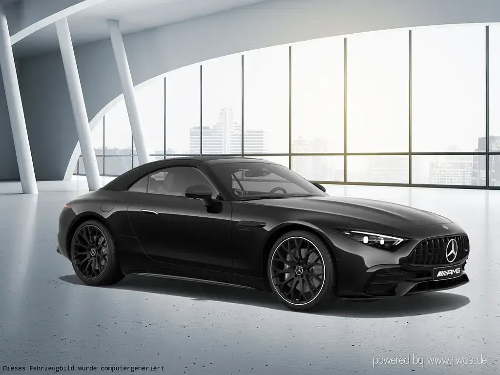 Gebraucht Mercedes SL43 AMG AMG 381 PS (280 kW) 2023 Obsidianschwarz metallic Cabrio