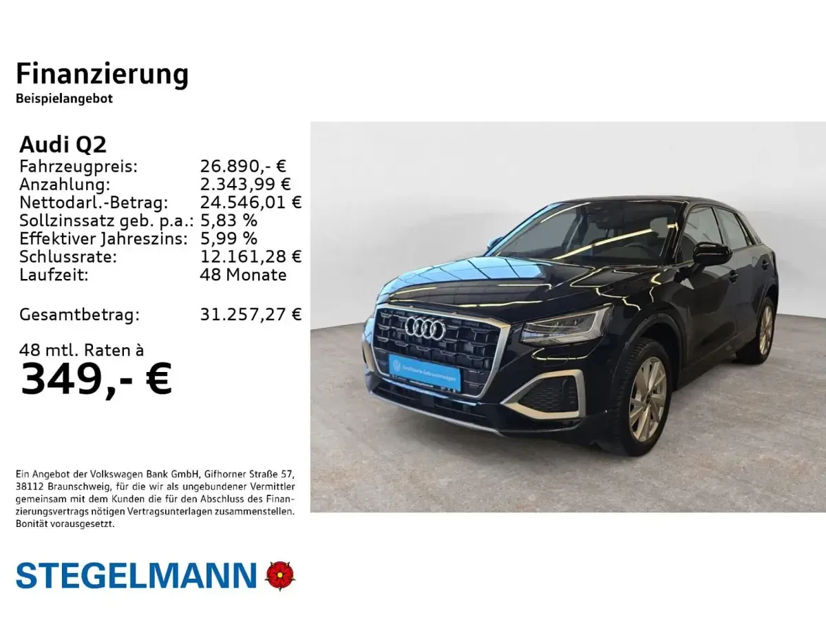 Second-hand Audi Q2 Advanced Plus 116 CP (85 kW) 2024 Negru SUV