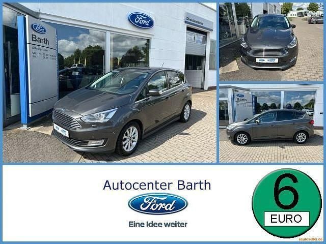 Grau Gebraucht 2019 Ford C-MAX Titanium Van / Kleinbus | 15.490 € (Fairer Preis) - Bild 1/4