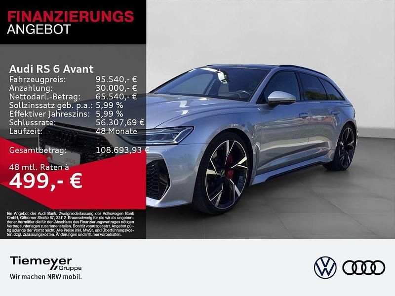 Gebraucht Audi RS6 Performance 600 PS (441 kW) 2022 Florettsilber metallic Kombi