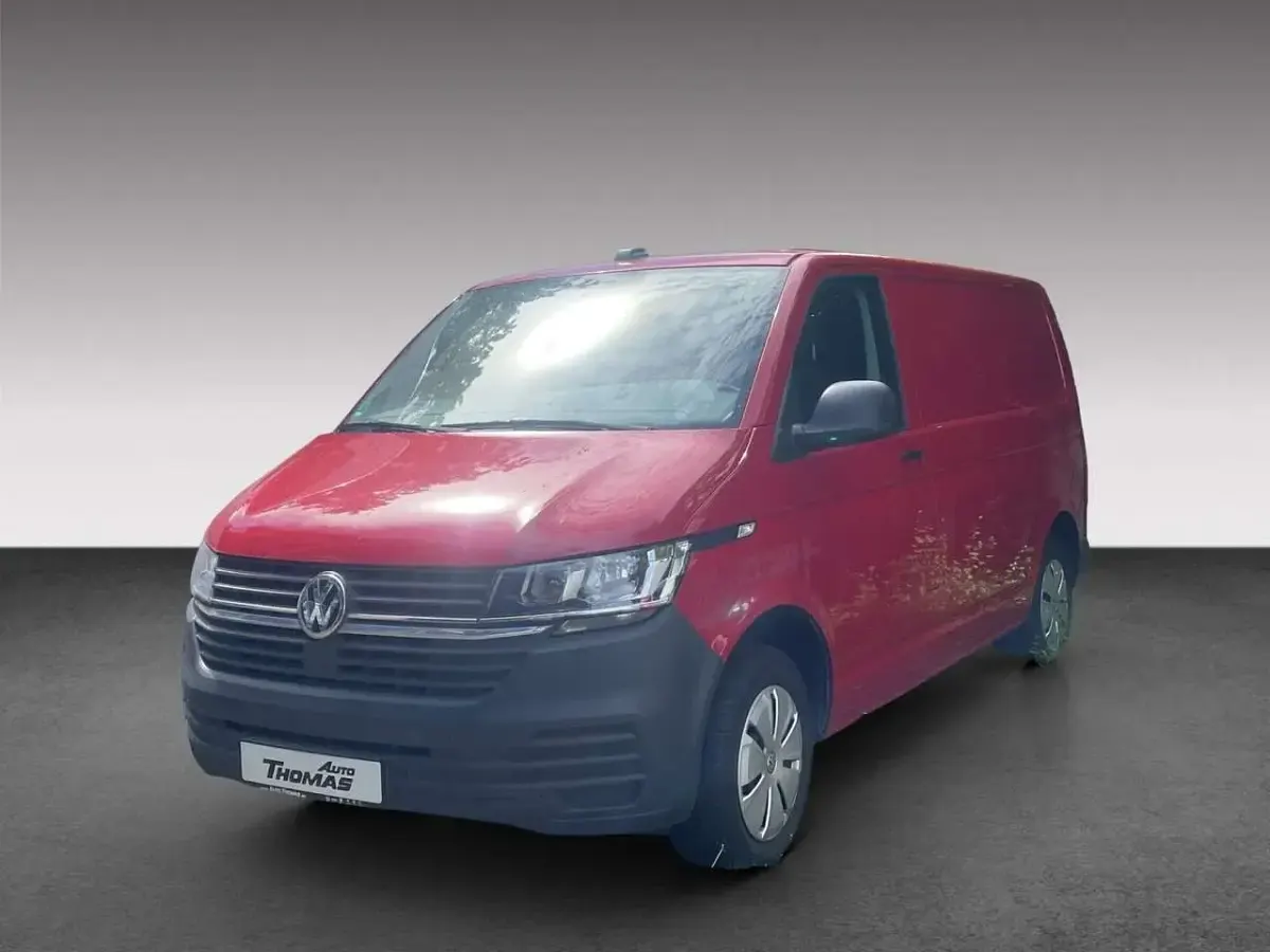 Używany VW Transporter 110 KM (80 kW) 2021 Czerwony Van