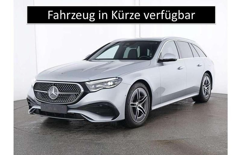 Hightechsilber metallic Gebraucht 2024 Mercedes E300 AMG Kombi | 48.390 € (Superpreis) - Bild 1/4