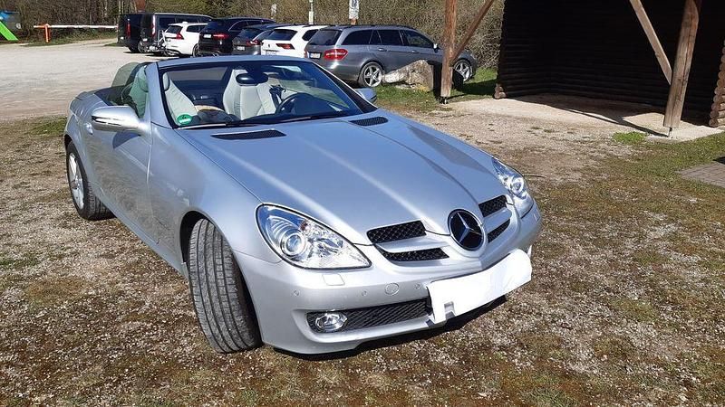 Gebraucht Mercedes SLK200 184 PS (135 kW) 2008 Silber Cabrio