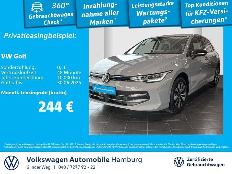 Mondsteingrau Gebraucht 2024 VW Golf VIII Goal Limousine | 25.290 € (Superpreis) - Bild 1/3