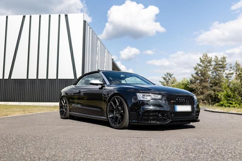 Usata Audi RS5 450 CV (330 kW) 2014 Nero Cabrio