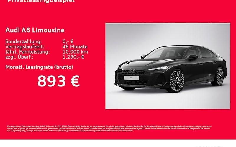 Neu Audi A6 Ambiente 299 PS (219 kW) 2026 Schwarz Limousine