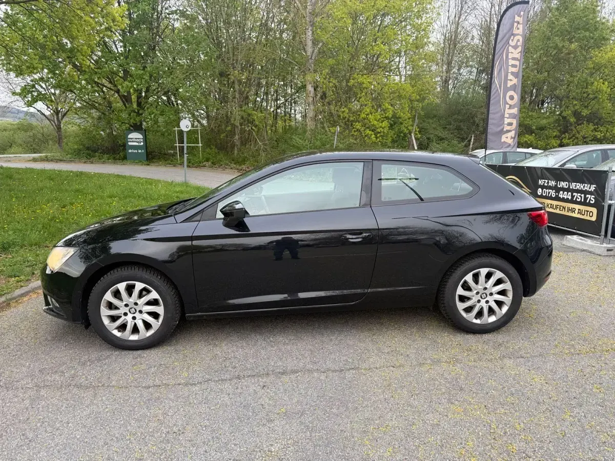 Gebraucht Seat Leon SC Style 105 PS (77 kW) 2014 Schwarz Kleinwagen