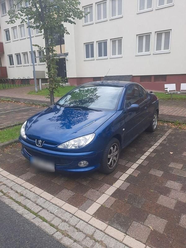 Blau Gebraucht 2006 Peugeot 206 CC Cabrio | 500 € (Superpreis) - Bild 1/4