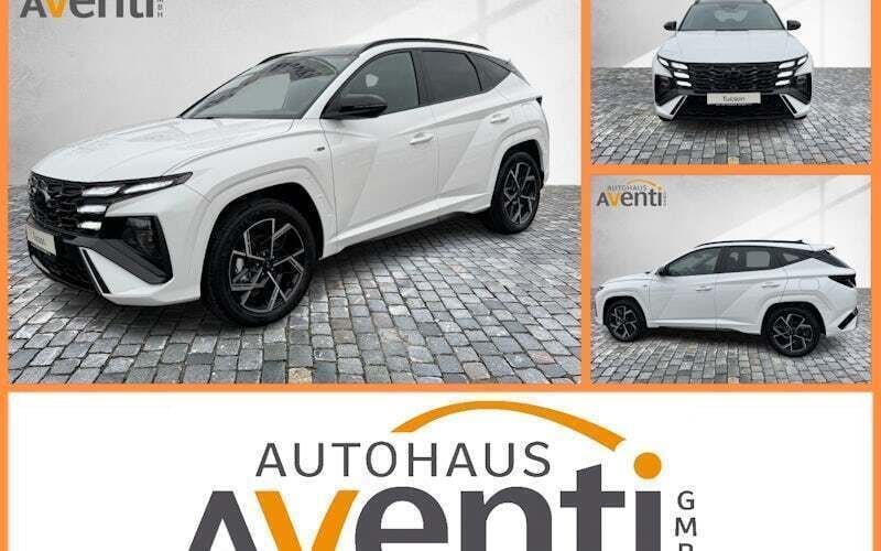 Serenity white metallic Neu 2025 Hyundai Tucson N Line SUV | 39.979 € (Superpreis) - Bild 1/4