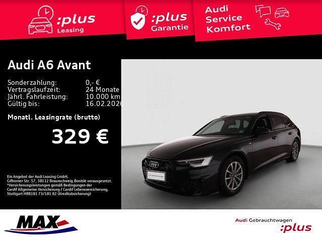 Mythosschwarz metallic Gebraucht 2025 Audi A6 S-Line Kombi | 46.129 € (Guter Preis) - Bild 1/3