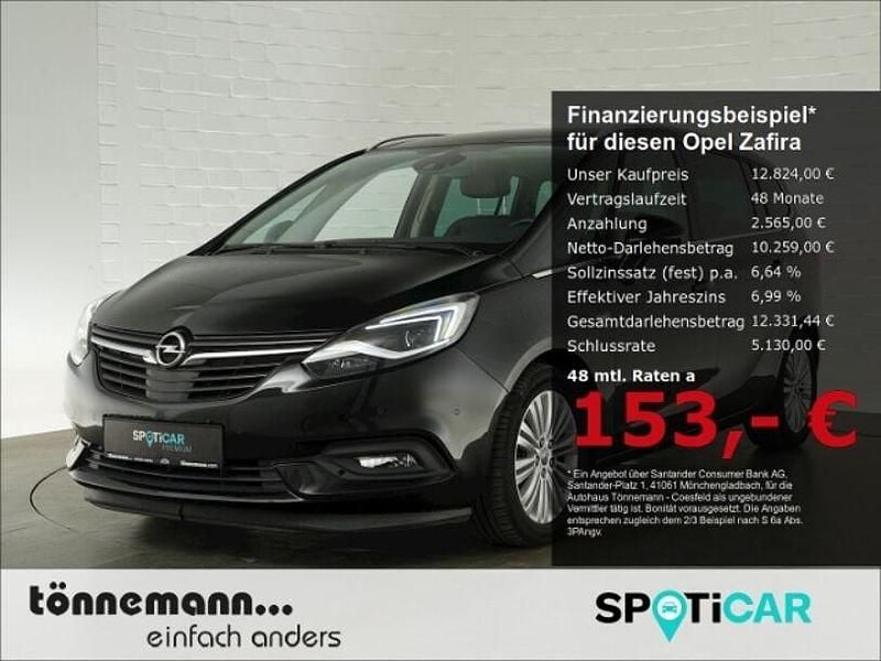 Schwarz Gebraucht 2016 Opel Zafira Innovation Van / Kleinbus | 12.824 € (Fairer Preis) - Bild 1/3