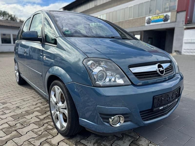 Blau Gebraucht 2008 Opel Meriva Cosmo Van / Kleinbus | 2.600 € (Superpreis) - Bild 1/4