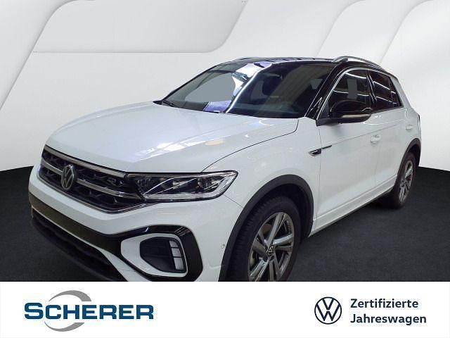 Pure white schwarz Gebraucht 2025 VW T-Roc R-line SUV | 32.400 € (Fairer Preis) - Bild 1/4