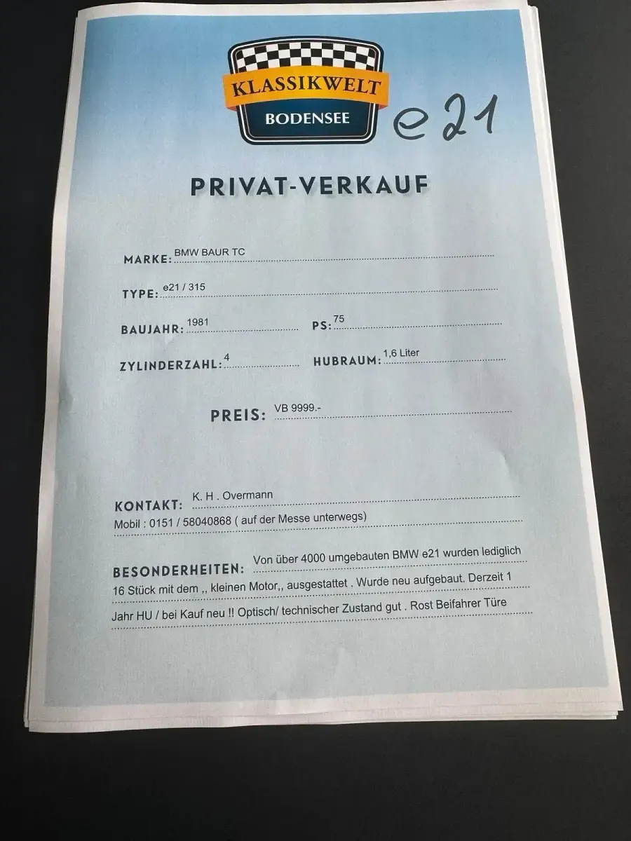 Gebraucht BMW 315 75 PS (55 kW) 1981 Rot Kleinwagen
