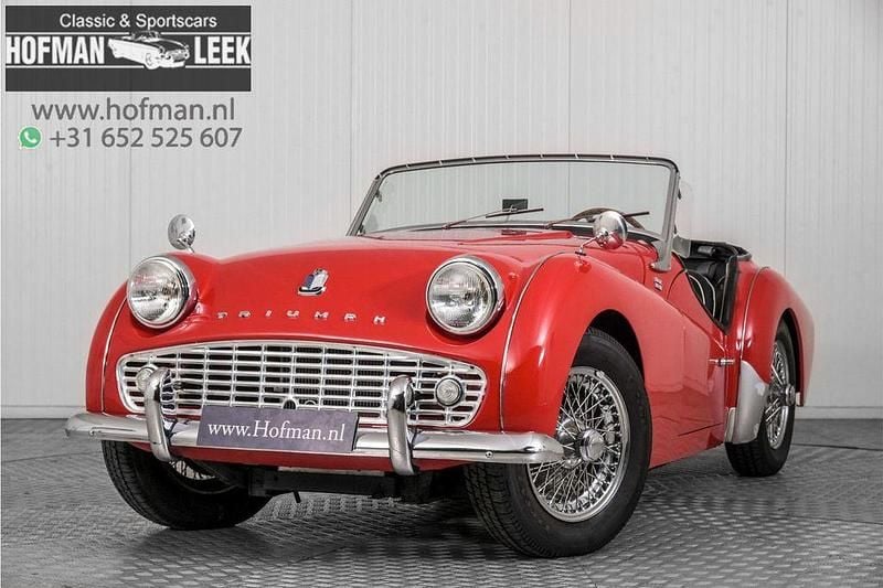 Usata Triumph TR3 1959 Rosso Cabrio
